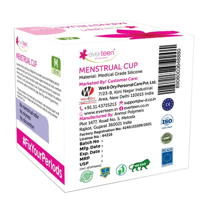 everteen Menstrual Cup Medium for Periods in Women is Shipped Worldwide - everteen-neud.com