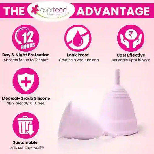 Made of Medical Grade Silicone, everteen Menstrual Cup Gives 12 Hours Leakproof Day and Night Protection to Women in Periods - everteen-neud.com