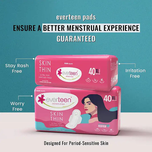 Buy everteen SKIN THIN XL Sanitary Pads for a Better Menstrual Experience - everteen-neud.com
