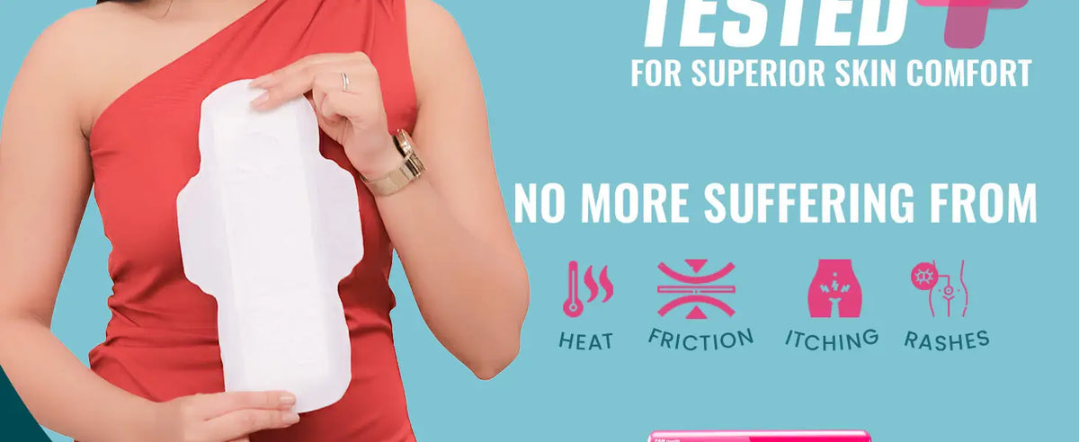 everteen SKIN THIN ultrathin 285mm sanitary pads are dermatologically tested and have wide flaps and leak protection - everteen-neud.com