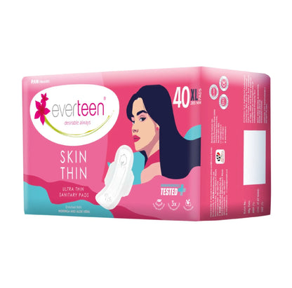 everteen SKIN THIN XL Sanitary Pads with Moringa and Aloe Vera – Ships Worldwide From India