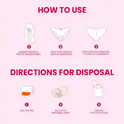 everteen Sanitary Pads – How to Use and Dispose, Step-by-Step Guide