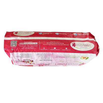 Serviettes hygiéniques XL everteen avec Neem et Carthame pour femmes - 20 serviettes, 280mm