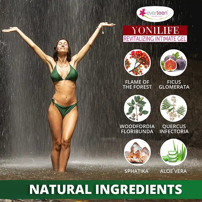 everteen Yonilife Gel 30g for Intimate Parts in Women Contains Butea frondosa, Woodfordia, Aloe Vera and other plant extracts - everteen-neud.com