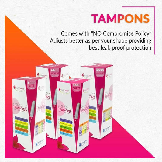 everteen Applicator Tampons for Menstrual Periods in Women - Official Brand Store: everteen | NEUD | Nature Sure | ManSure