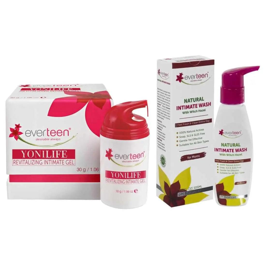 everteen Combo - Yonilife Revitalizing Gel 30g and Witch Hazel Intimate Wash For Moms 105ml 9559682320650
