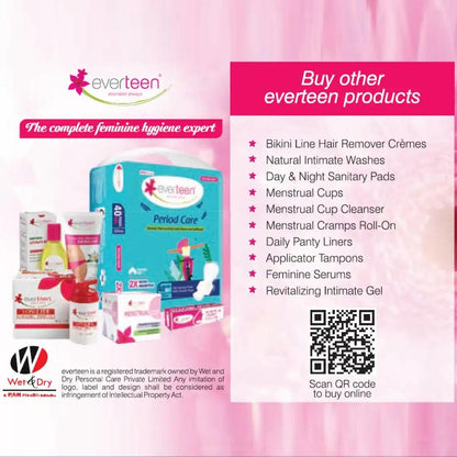 everteen Daily Panty Liners for Vaginal Discharge and Urinary Incontinence in Women - everteen-neud.com