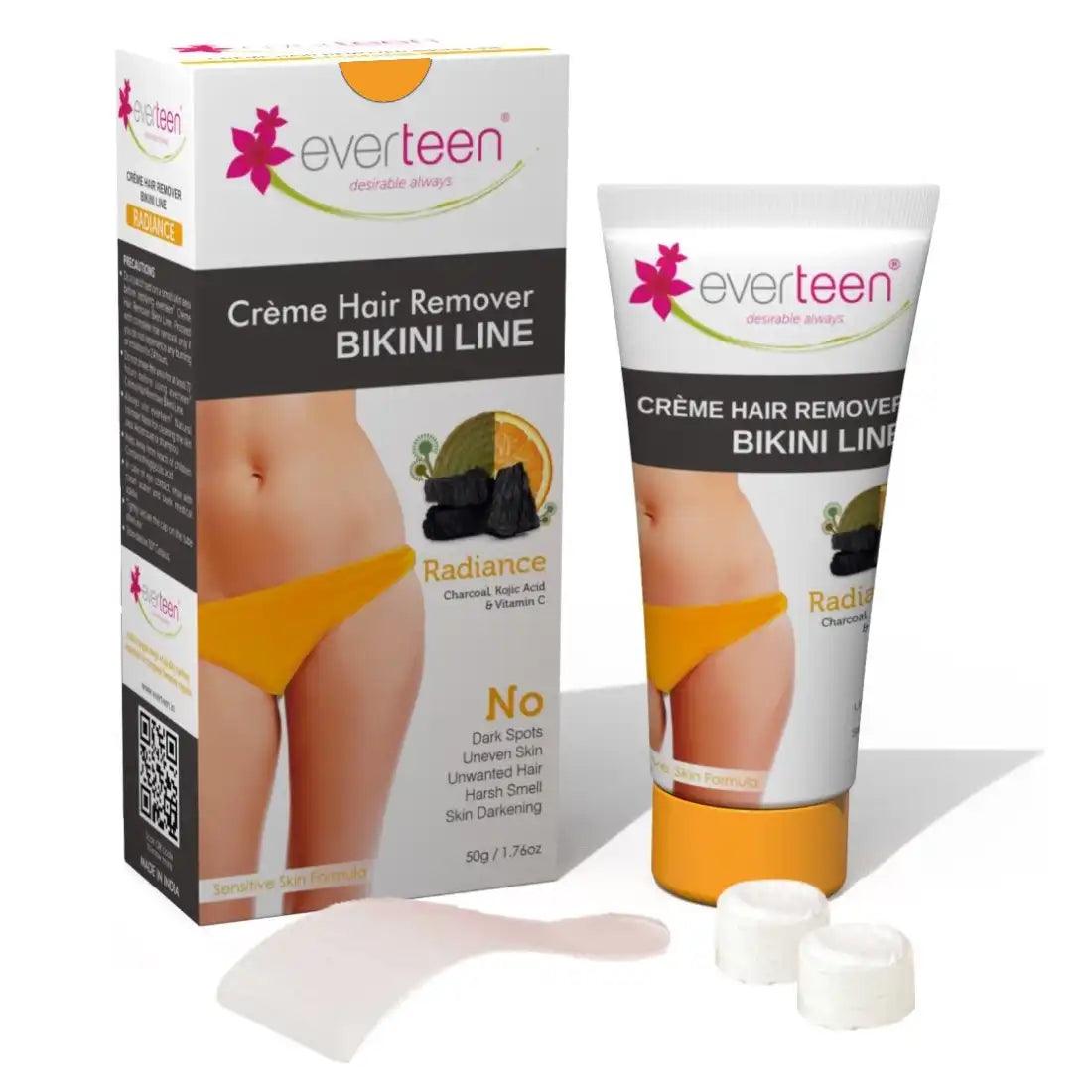 Buy 1 Pack everteen Radiance Hair Remover Creme for Bikini Line and Underarms (50 g) - everteen-neud.com