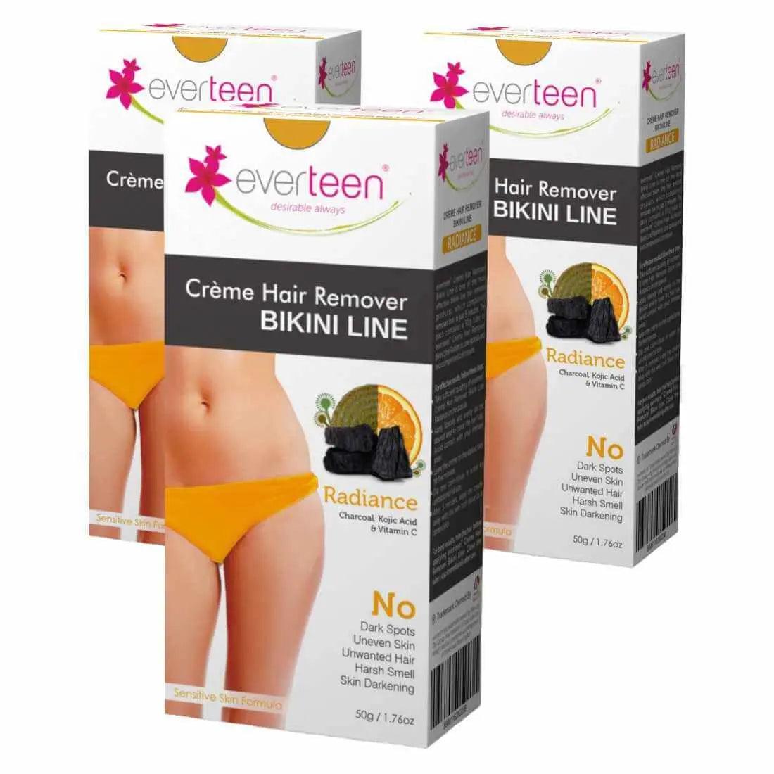 everteen Hair Remover Creme for Bikini Line & Underarms - Radiance (50 g) 8903540012194