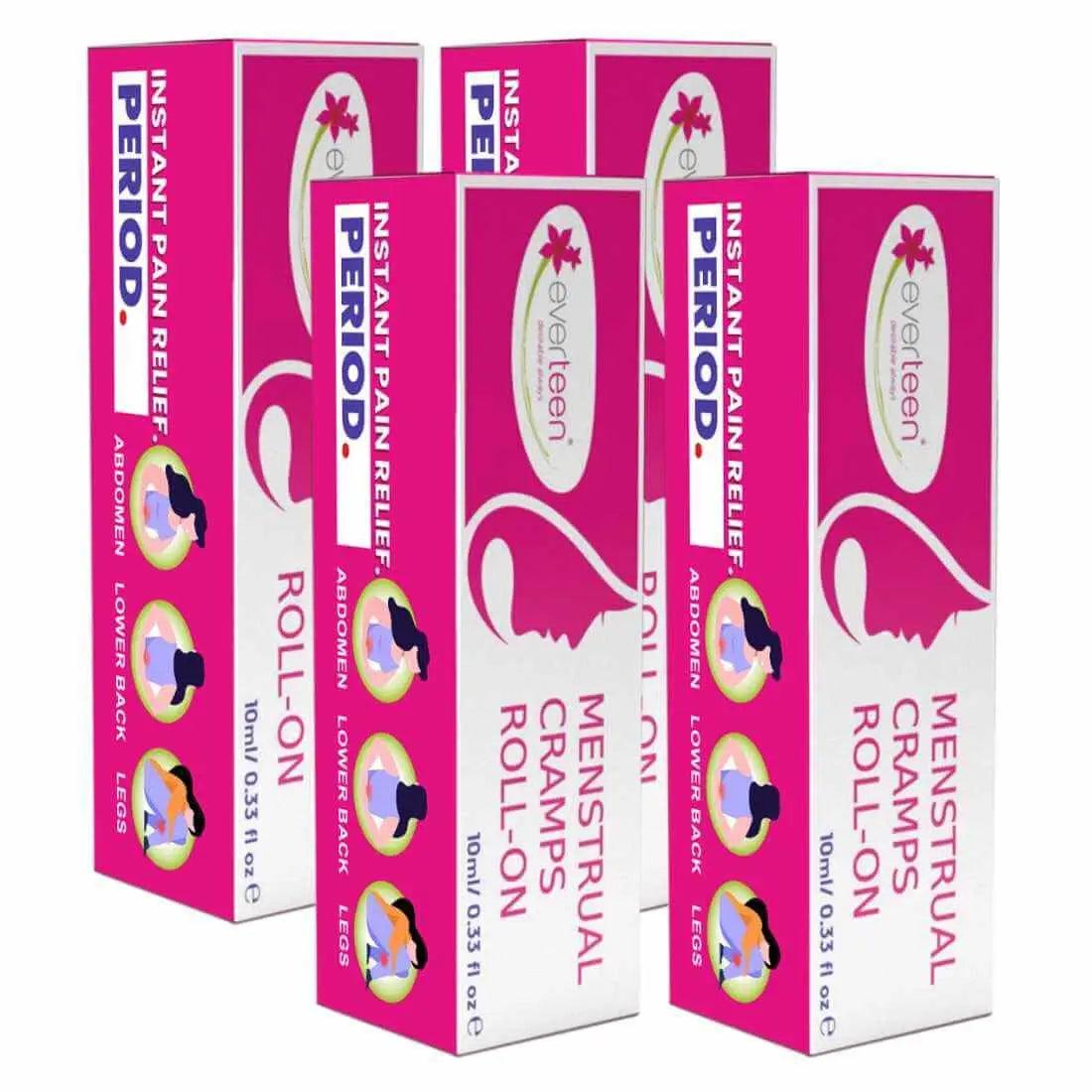 everteen Menstrual Cramps Roll-On for Period Pain Relief in Women - 10ml 9559682319142