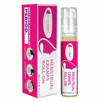 everteen Menstrual Cramps Roll-On for Period Pain Relief in Women - 10ml 8906116280980