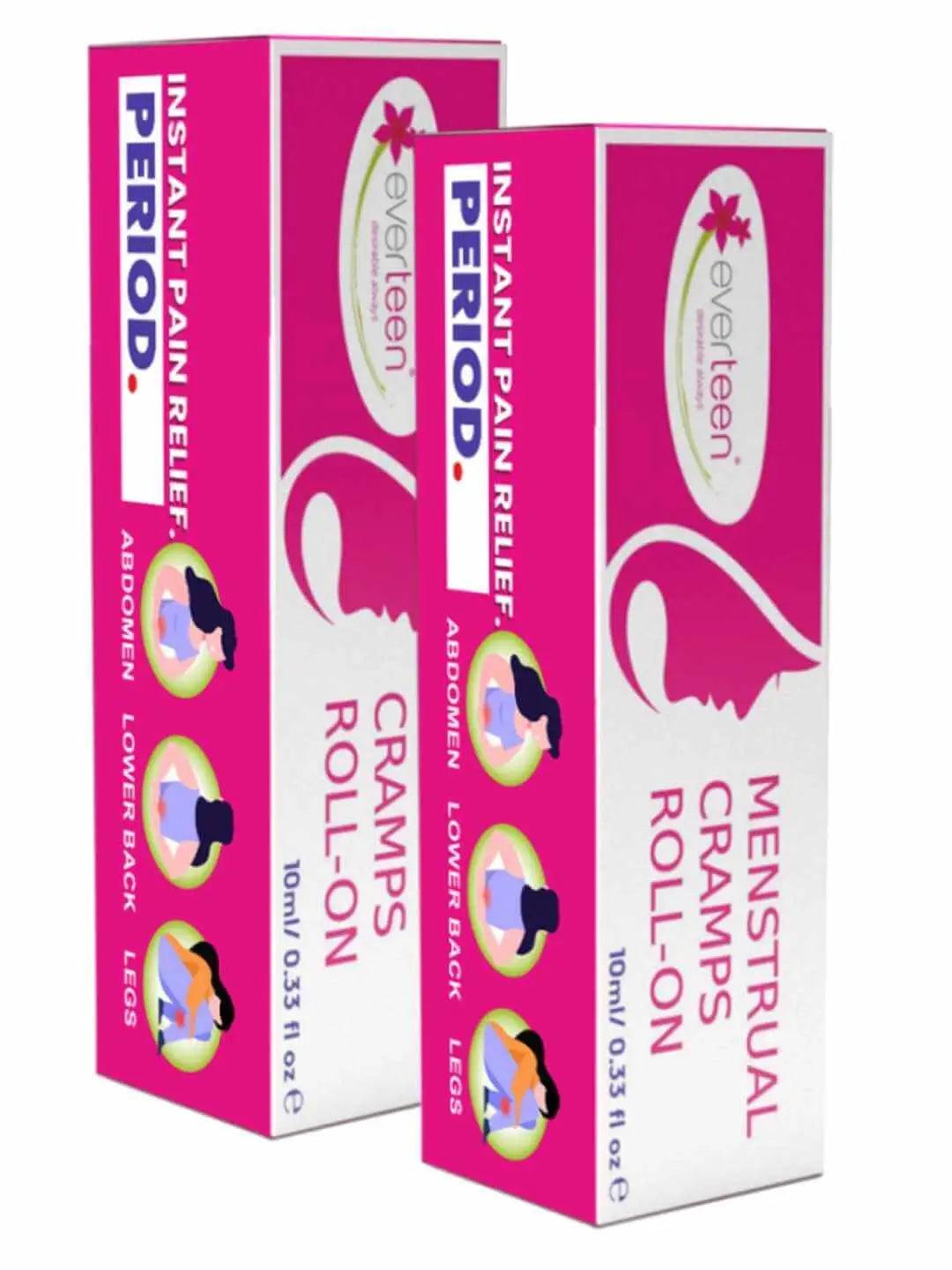everteen Menstrual Cramps Roll-On for Period Pain Relief in Women - 10ml 9559682318916