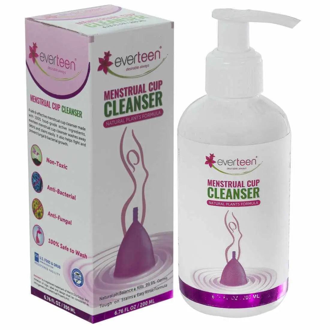 everteen Menstrual Cup Cleanser With Plants Based Formula for Women - 200 ml 8906116280188