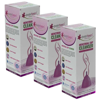 Buy 3 Packs everteen Menstrual Cup Cleanser With Plants Based Formula for Women Directly from Company - everteen-neud.com