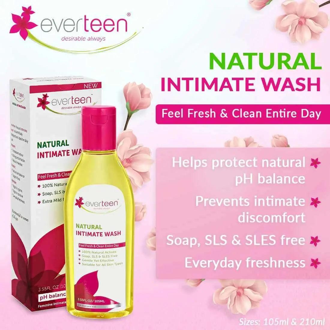 everteen Natural Intimate Wash for Feminine Hygiene in Women