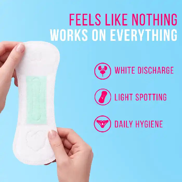 સ્ત્રીઓમાં ડાઘ, સ્રાવ, અસંયમ માટે લીમડા, એલોવેરા સાથે અવેરટીન એન્ટિ-બંચિંગ સ્ટ્રેટ પેન્ટી લાઇનર્સ - 60 લાઇનર્સ