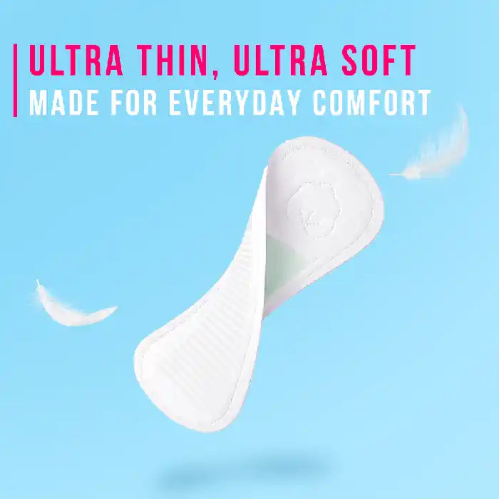 સ્ત્રીઓમાં ડાઘ, સ્રાવ, અસંયમ માટે લીમડા, એલોવેરા સાથે અવેરટીન એન્ટિ-બંચિંગ સ્ટ્રેટ પેન્ટી લાઇનર્સ - 60 લાઇનર્સ