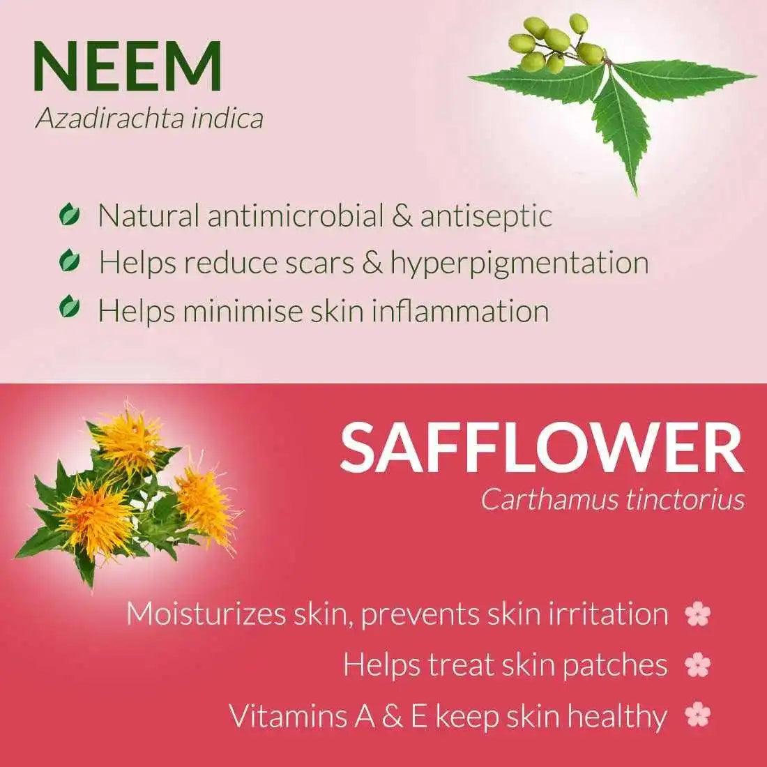 everteen XL Sanitary Napkins are enriched with Neem, a antimicrobial that helps reduce pigmentation, and with safflower that keeps intimate skin healthy and reduces irritation - everteen-neud.com