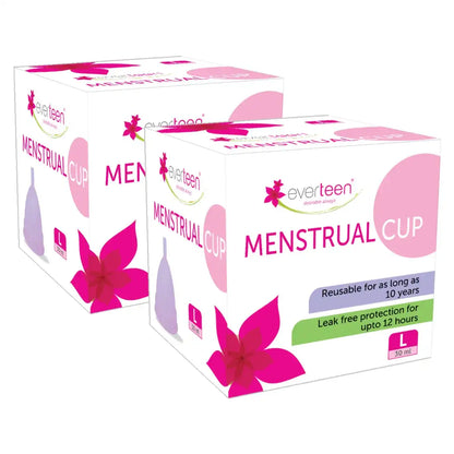 Copa Menstrual everteen para la regla en la mujer