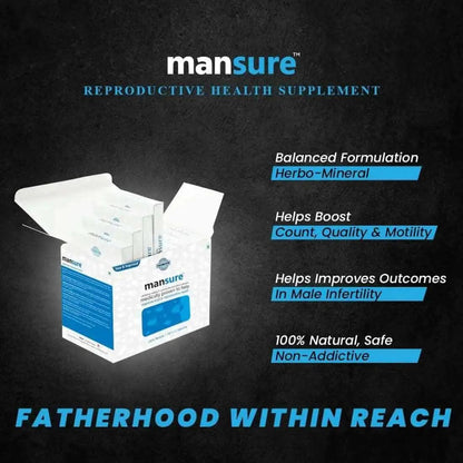ManSure Ayurvedic Reproductive Health Supplement for Men - Direct From Company