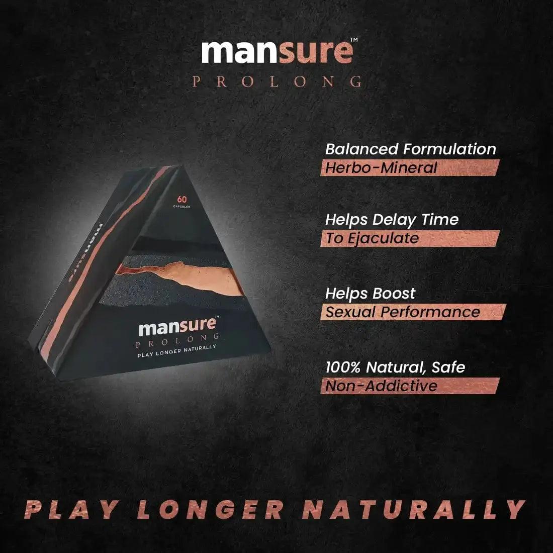 ManSure PROLONG for Men's Health - 60 Capsules