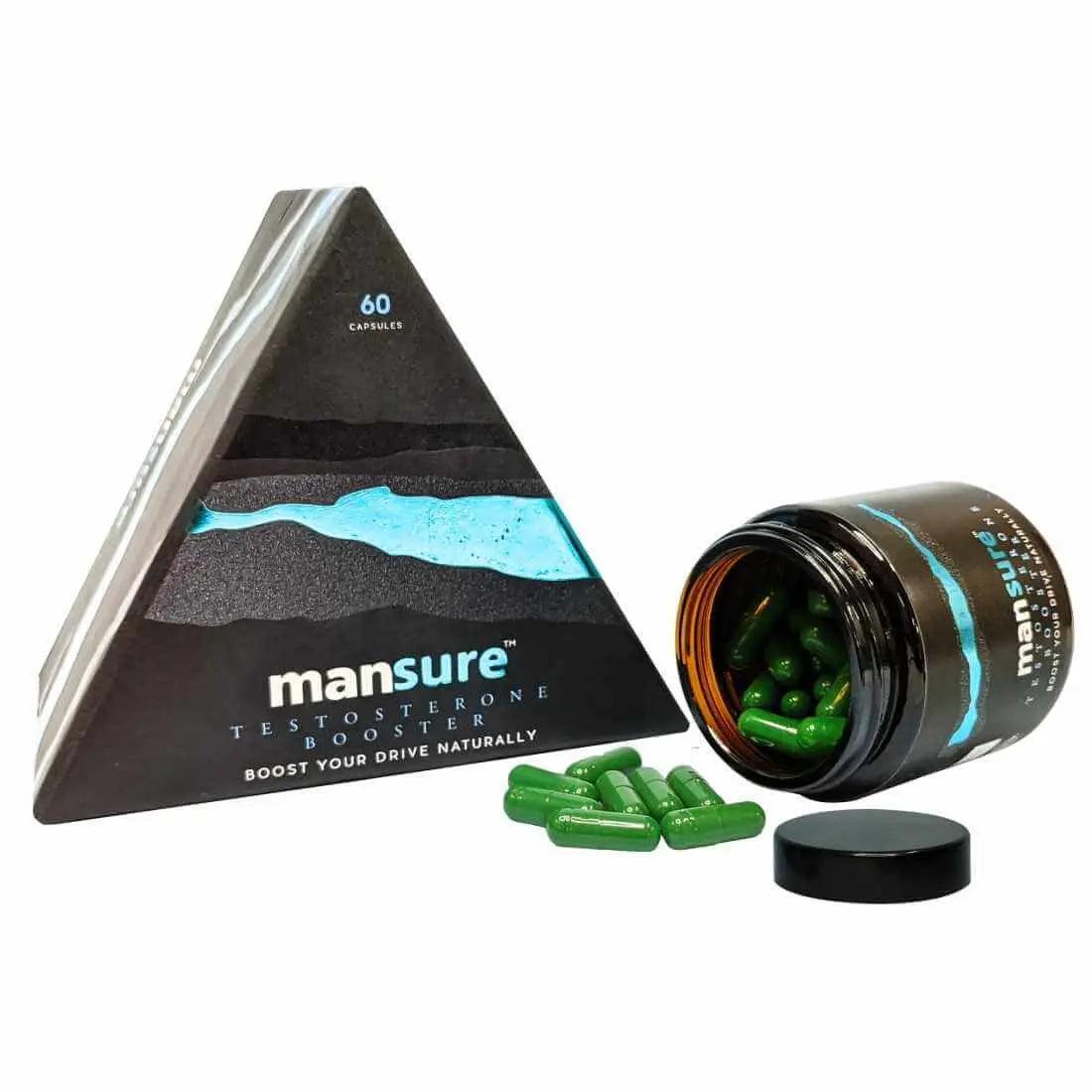 ManSure TESTOSTERONE BOOSTER for Men's Health - 60 Capsules 8906116280508