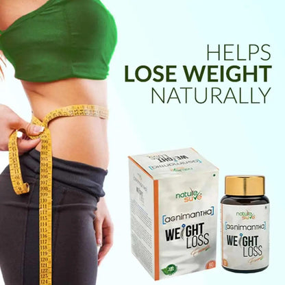Nature Sure Agnimantha Weight Loss Formula For Men and Women - 60 Capsules