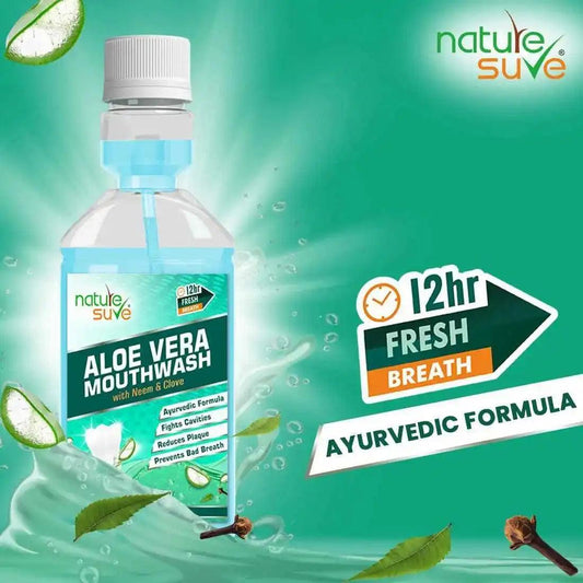 Nature Sure Aloe Vera Mouthwash Gives You 12 Hour Fresh Breath - everteen-neud.com