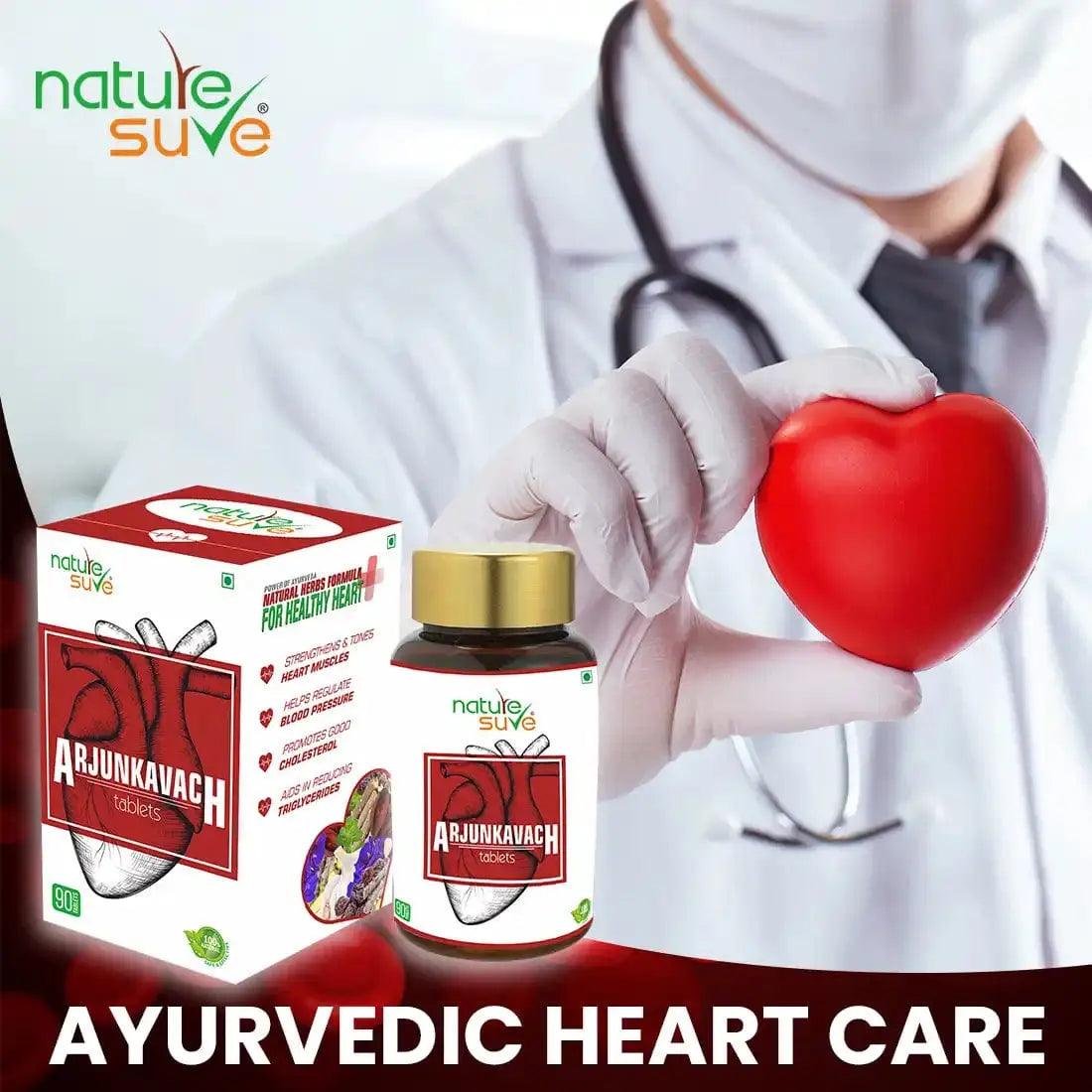 Nature Sure Arjun Kavach Tablets for Healthy Heart in Men and Women Are A Premium Ayurvedic Formulation