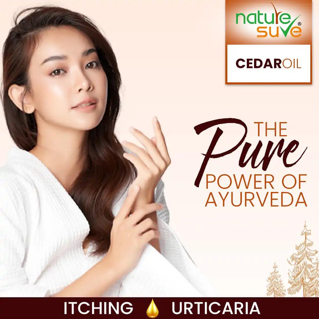 Nature Sure Cedar Oil Deodar Oil for Itching and Urticaria Is Packed With The Pure Power of Ayurveda - everteen-neud.com