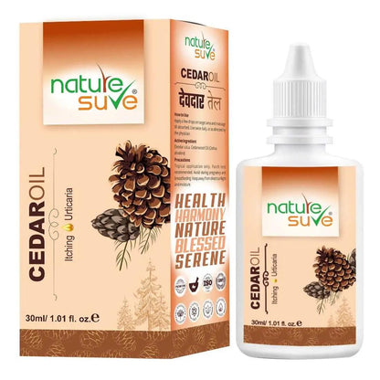 Nature Sure Cedar Oil Deodar Oil for Itching and Urticaria in Men & Women - 30ml 8906116281079