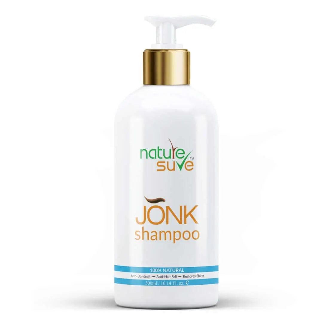 Nature Sure Combo: Jonk Tail (110ml) & Jonk Shampoo Hair Cleanser for Men & Women (300ml) 8903540011777