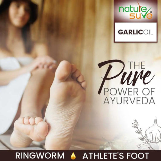 Nature Sure Garlic Oil for Ringworm and Athlete's Foot in Men & Women - 30ml