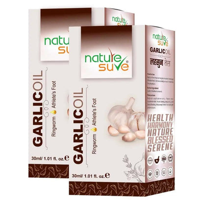 Nature Sure Garlic Oil for Ringworm and Athlete's Foot in Men & Women - 30ml 7419870753504