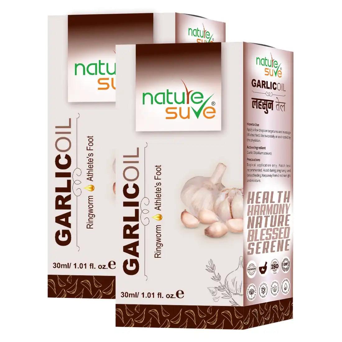 Buy 2 Packs Nature Sure Garlic Oil for Ringworm and Athlete's Foot - everteen-neud.com