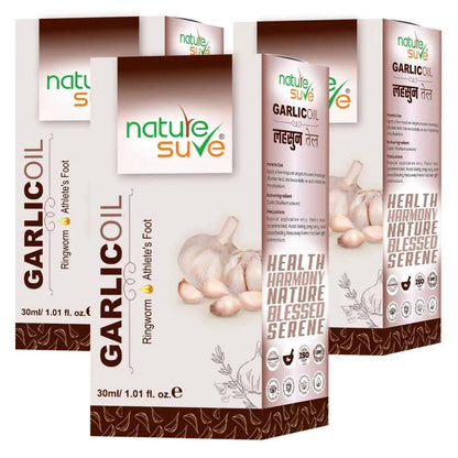 Buy 3 Packs Nature Sure Garlic Oil for Ringworm and Athlete's Foot - everteen-neud.com