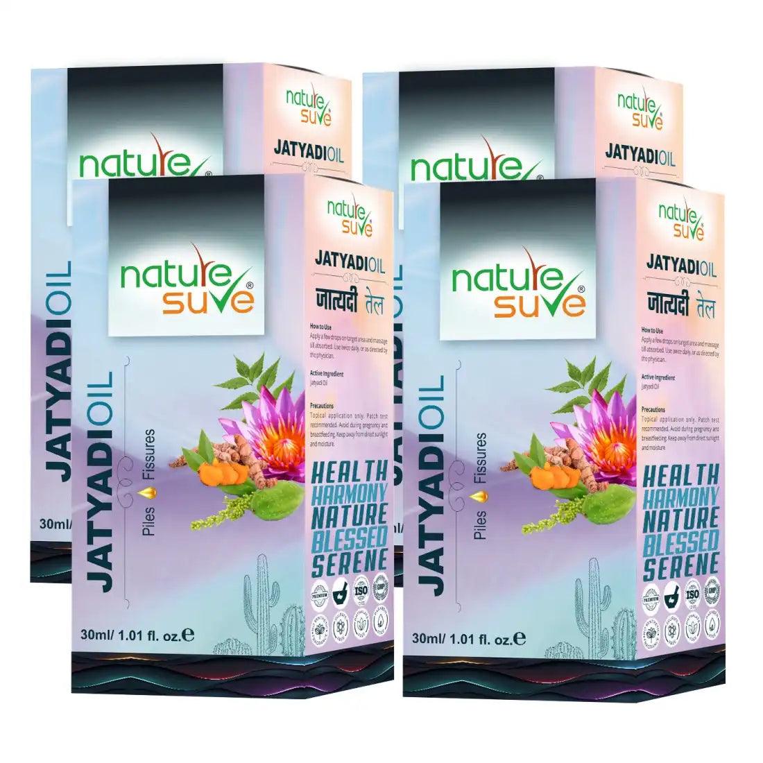 Buy 4 Packs Nature Sure Jatyadi Oil for Piles and Fissures in Men & Women - everteen-neud.com