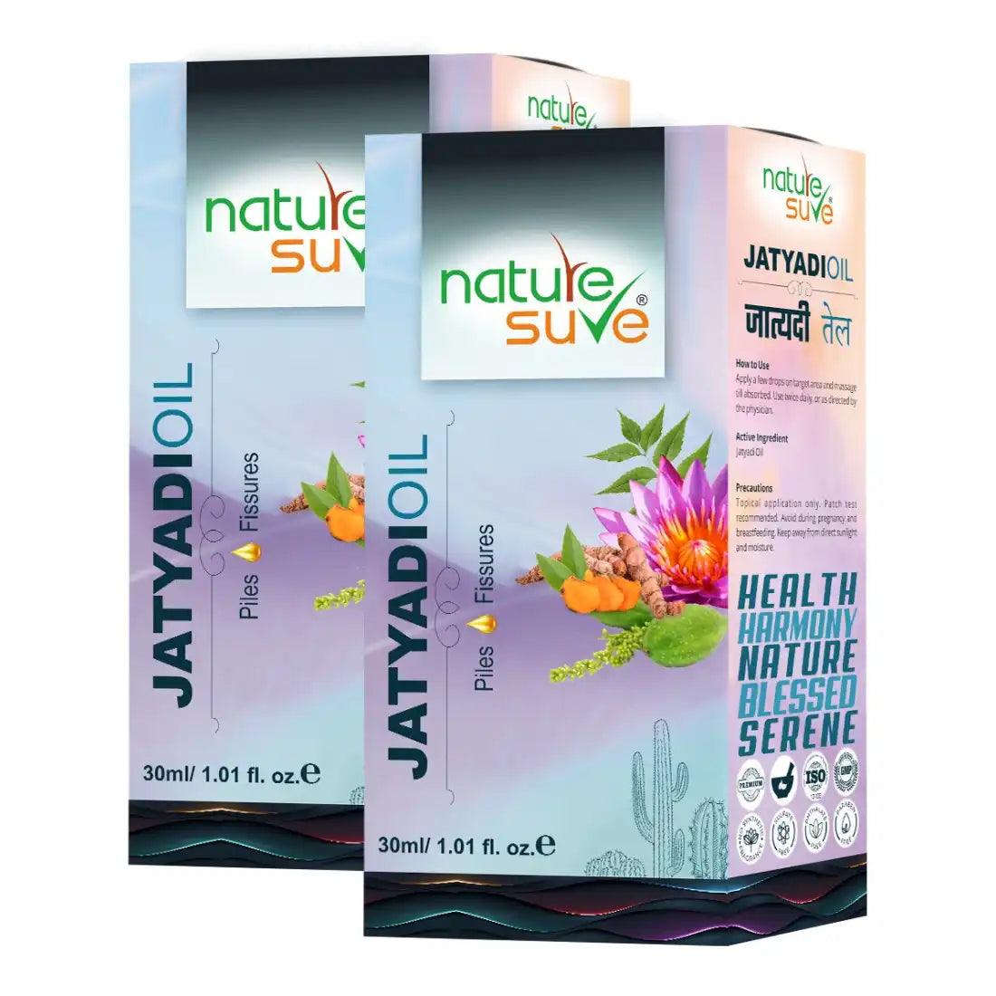 Buy 2 Packs Nature Sure Jatyadi Oil for Piles and Fissures in Men & Women - everteen-neud.com