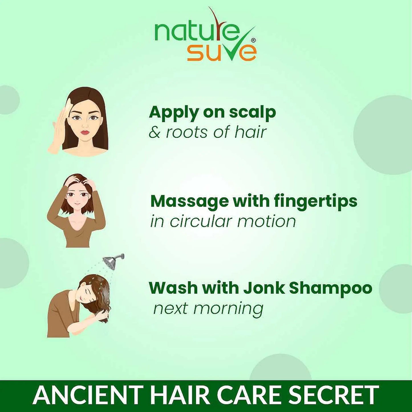 Nature Sure Jonk Tail – Apply at Night, Wash Off with Jonk Shampoo Next Morning