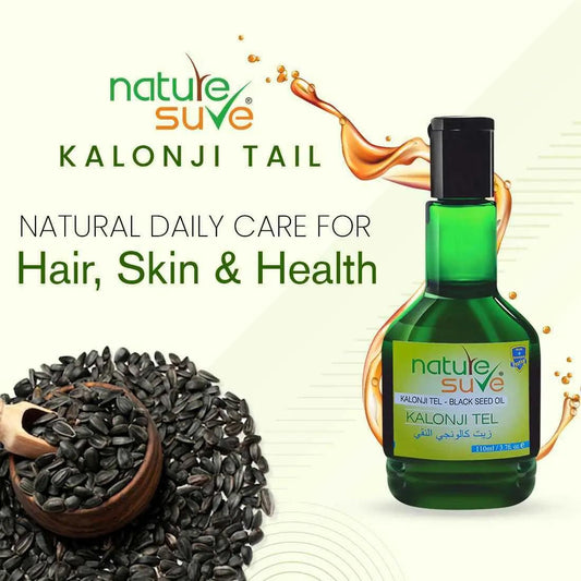 Nature Sure Kalonji Tail (Blackseed Oil) - 100% Pure and Cold-Pressed - 110ml