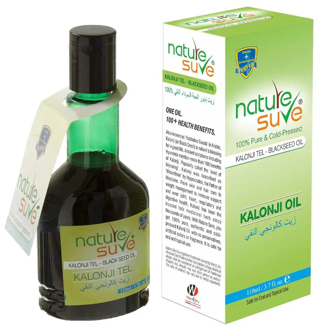 Buy 1 Pack Nature Sure Kalonji Tail Black Seed Oil Directly From Company - everteen-neud.com