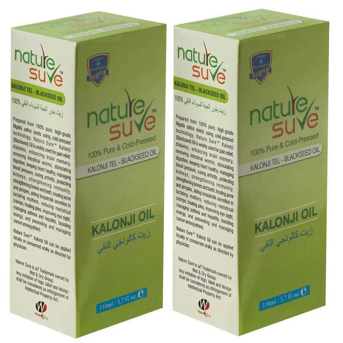 Nature Sure Kalonji Tail (Blackseed Oil) - 100% Pure and Cold-Pressed - 110ml 8903540008258