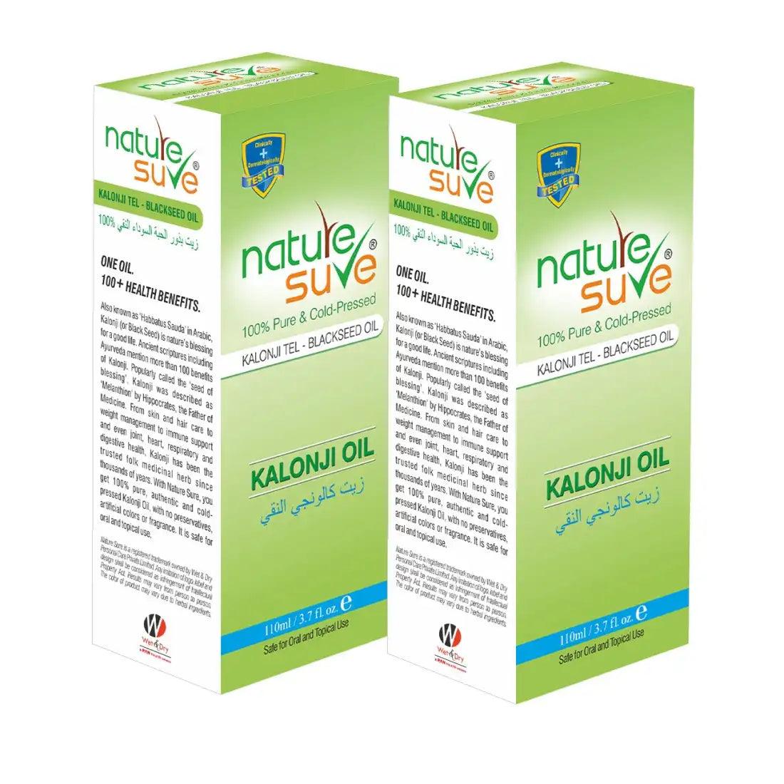 Buy 2 Packs Nature Sure Kalonji Tail Black Seed Oil Directly From Company - everteen-neud.com