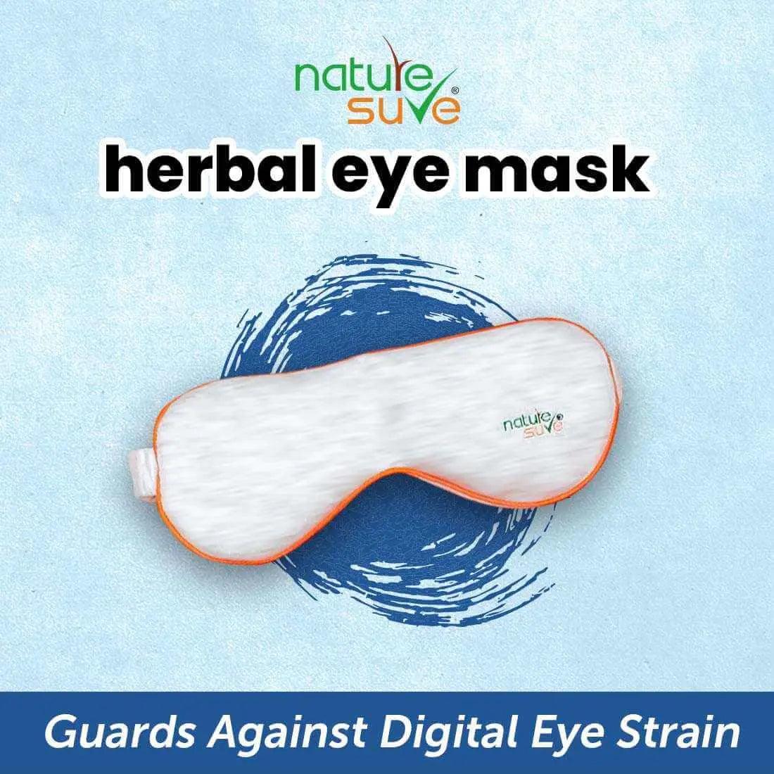 Nature Sure Large Herbal Eye Mask for Digital Eye Strain in Men & Women 8906116280775
