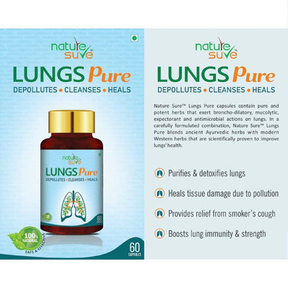 Nature Sure Lungs Pure – Supports Relief from Smoker's Cough and Respiratory Discomfort