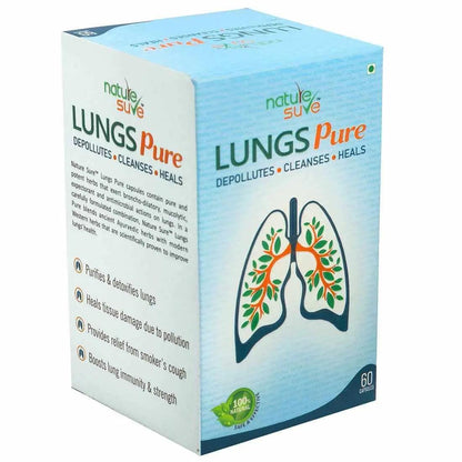 Nature Sure Lungs Pure for Protection Against Pollution, Smoke & Respiratory Health Problems - 60 Capsules 8903540009149