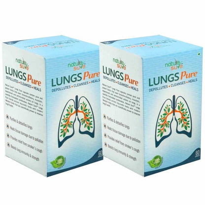 Nature Sure Lungs Pure for Protection Against Pollution, Smoke & Respiratory Health Problems - 60 Capsules 8903540009460