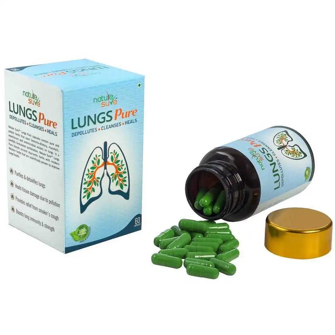 Buy 1 Pack Nature Sure Lungs Pure for Respiratory Wellness Directly From Company - everteen-neud.com