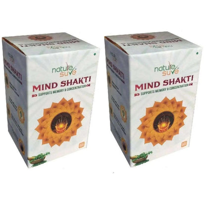 Nature Sure Mind Shakti Tablets for Memory and Concentration in Men & Women - 60 Tablets 8903540009378