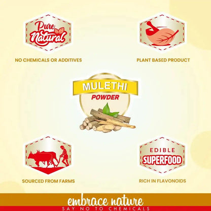 Nature Sure Mulethi Powder 100g with Raw Honey 50g